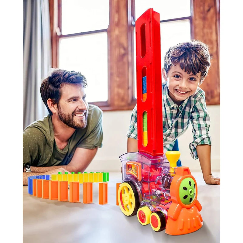 Domino Train with Domino Blocks Set - 60 Pieces