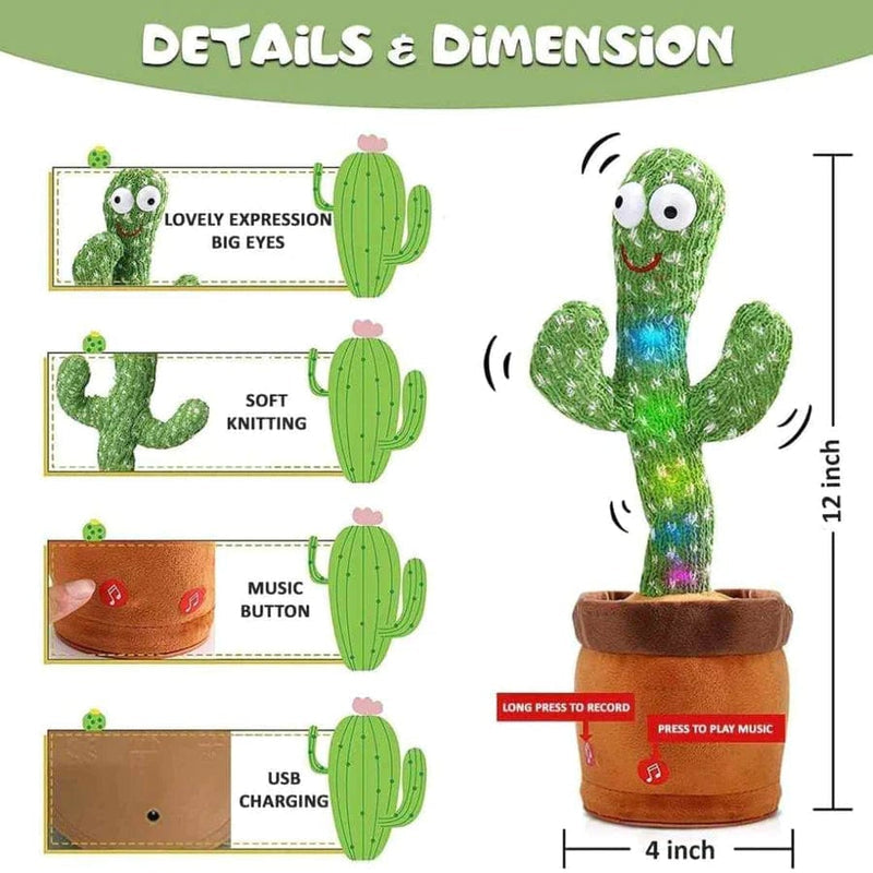 Talking & Dancing Cactus Mimicking Toy