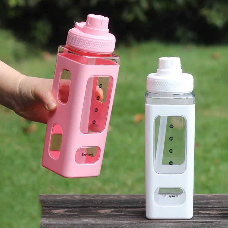 Kawaii Water Bottle Square Drinking Bottle