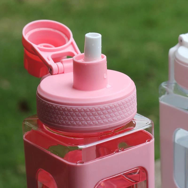 Kawaii Water Bottle Square Drinking Bottle