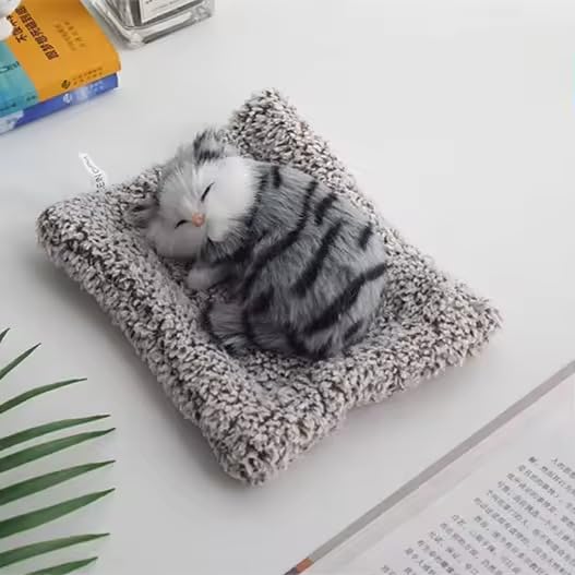 Cute Sleeping Cat Plush Toy