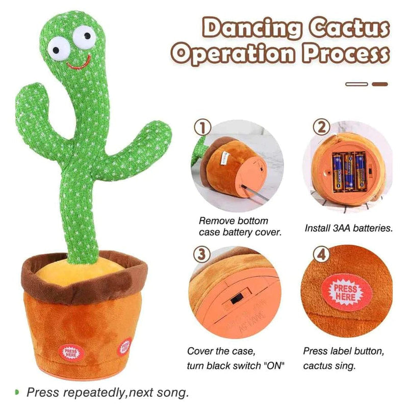 Talking & Dancing Cactus Mimicking Toy