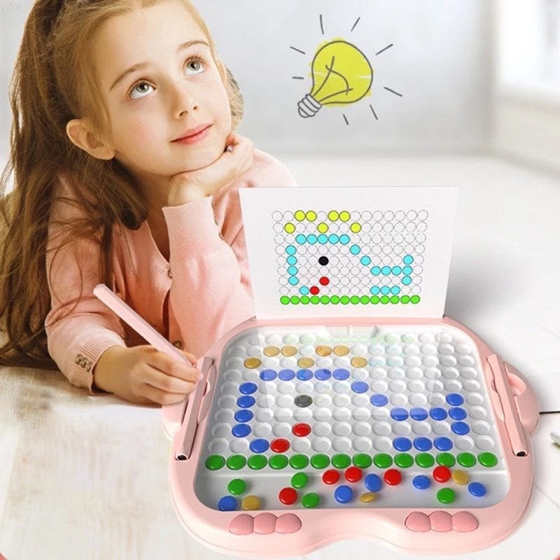 Early Education Kids Magnetic Colourful Drawing Board