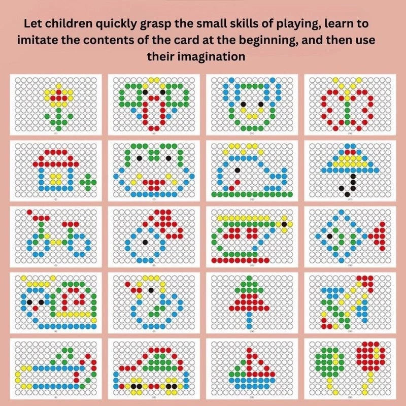 Early Education Kids Magnetic Colourful Drawing Board